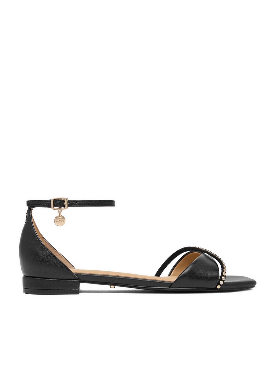 Mexx Sandały Damskie Czarny MEXX-EO-CD25-185-1 Czarny
