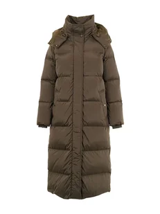 Woolrich Płaszcz puchowy "Kelly" w kolorze ciemnobrązowym - Kurtki damskie - miniaturka - grafika 1