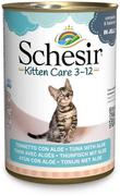 Mokra karma dla kotów - Schesir w galarecie, 6 x 140 g - Kitten, tuńczyk i aloes - miniaturka - grafika 1