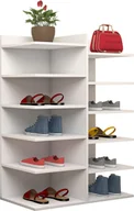 Szafki na buty - Enosa szafka na buty 12 półki biały. - miniaturka - grafika 1