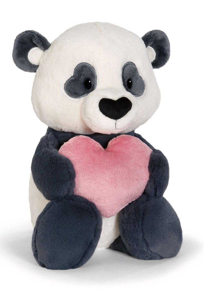 NICI przytulanka Love panda z serduszkiem 25cm