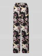 Spodnie damskie - Spodnie materiałowe z mieszanki wiskozy model ‘Orelia’ - miniaturka - grafika 1