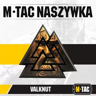 M-Tac - Naszywka 3D PVC Valknut - Czarny / Coyote - 51161205 - Odzież taktyczna i umundurowanie - miniaturka - grafika 4