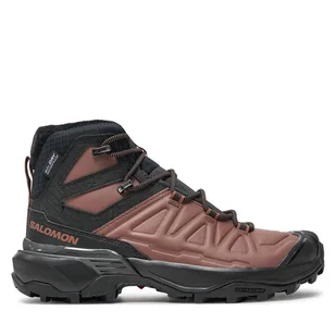 Trekkingi Salomon X Ultra Snowpilot Waterproof L47585800 Czarny - Buty trekkingowe damskie - miniaturka - grafika 1