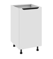 Meble kuchenne - Szafka Dolna Capri Prawa 45X82 Cm Mdf Folia Biały Mat Cichy Domyk Blum - miniaturka - grafika 1