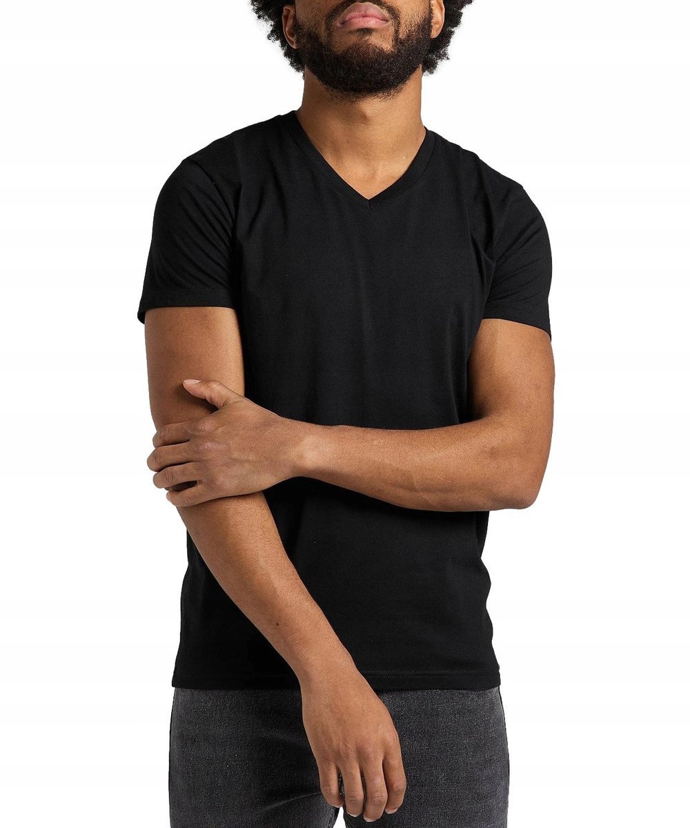 T-shirt Lee TWIN PACK V NECK TEE 112145317 L62ECMKW Bl/W XXL