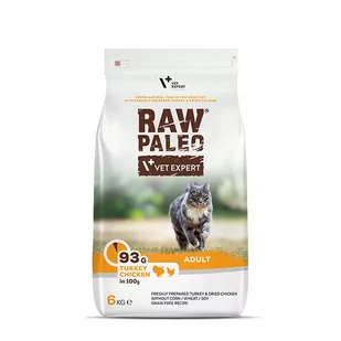 Vetexpert RAW PALEO ADULT CAT 6kg - Sucha karma dla kotów - miniaturka - grafika 1