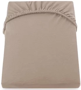 DecoKing Prześcieradło Jersey - Amber - Cappuccino 180x200 cm - Prześcieradła - miniaturka - grafika 1