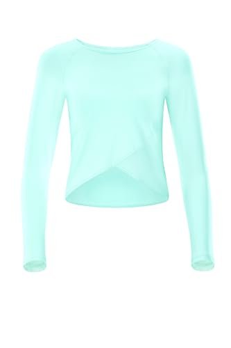 WINSHAPE Aet131ls Functional Light and Soft Cropped Long Sleeve Top Aet131ls koszulka do jogi z nakładaną aplikacją