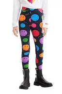 Legginsy - Legginsy Angel Smiley, XL, 2000 czarne, czarny, 12 Lata - miniaturka - grafika 1