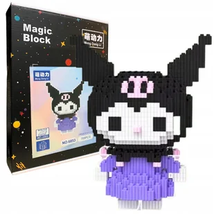 Zestaw Klocków Konstrukcyjnych Klocki Kuromi Sanrio Do Budowania 788 el. - Klocki - miniaturka - grafika 1