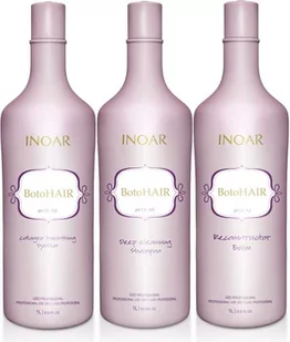 Inoar BotoHair Zestaw do zabiegu termicznej odbudowy włosów, botoks 3x1000ml - Kosmetyki do stylizacji włosów Inoar BotoHair Zestaw do zabiegu termicznej odbudowy włosów, botoks 3x1000ml - Kosmetyki do stylizacji włosów - miniaturka - grafika 1