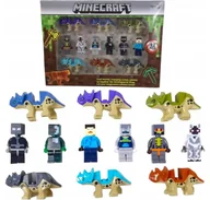 Klocki - Figurki Minecraft Dinozaury Klocki Super Zestaw Figurek 12 Sztuk Akcesoria - miniaturka - grafika 1