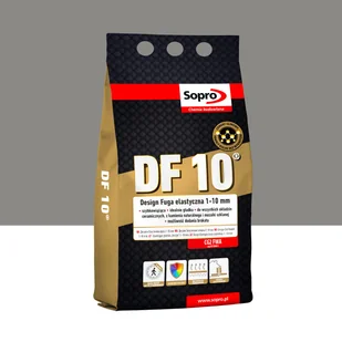 Fuga elastyczna DF10 Szara 22 4 kg Sopro - Fugi - miniaturka - grafika 1