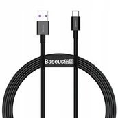 Kable USB - Kabel przewód Superior do Huawei USB - USB-C 11V / 6A SuperCharge 1m - czar - miniaturka - grafika 1