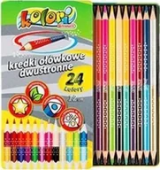 Przybory szkolne - penmate Kredki Premium Kolori dwustronne 24 kolory - miniaturka - grafika 1
