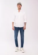 Spodnie męskie - Jeansy z recyclingowanego materiału Slim Fit, D-DEXTER 41 - Volcano - miniaturka - grafika 1