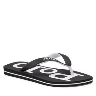 Polo Ralph Lauren Japonki Bolt 816830672004 Blk/Wht - Klapki i japonki damskie - miniaturka - grafika 1