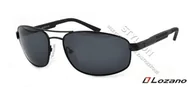 Okulary korekcyjne, oprawki, szkła - Męskie okulary przeciwsłoneczne stalowe LOZANO LZ-1107 z polaryzacją - miniaturka - grafika 1