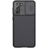 Etui i futerały do telefonów - Nillkin CamShield Pro Case pancerne etui pokrowiec osłona na aparat kamerę Samsung Galaxy S21+ 5G (S21 Plus 5G) czarny - miniaturka - grafika 1