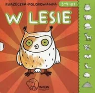 Książki edukacyjne - Monumi W lesie Książeczka-kolorowanka 3-4 lat - miniaturka - grafika 1