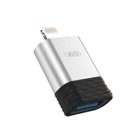 Huby USB - XO XO adapter NB186 USB - Lightning srebrny OTG 8_2274953 - miniaturka - grafika 1