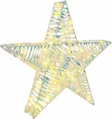 Ozdoby bożonarodzeniowe - vidaXL 3D Gwiazda z 50 diodami LED Ciepła biel 55 x 52.5 x 9 cm PET - miniaturka - grafika 1