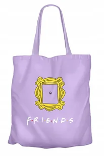 TORBA NA ZAKUPY FRIENDS PRZYJACIELE RAMKA FIOLETOW - Torby szkolne - miniaturka - grafika 1