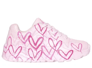 Buty dziecięce Skechers 314065LLPMT UNO LITE SPREAD THE JOY Różowe - Buty dla dziewczynek - miniaturka - grafika 1
