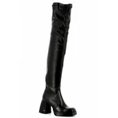 Kozaki damskie - Czarne muszkieterki na platformie CARINII roz40 - Carinii - miniaturka - grafika 1