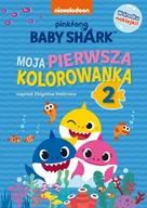 Kolorowanki, wyklejanki - Baby Shark Moja pierwsza kolorowanka 2 Nowa - miniaturka - grafika 1