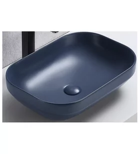UN-NELI-MNB Umywalka/Washabsin/Matowy Granatowy/Matt Navy blue 50,4 cm - Meble łazienkowe - miniaturka - grafika 1