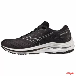 Buty trekkingowe męskie - Buty biegowe MIZUNO WAVE INSPIRE 18(M) Black/Silver/Ebony - grafika 1