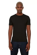 Koszulki męskie - Trendyol Męski t-shirt z krótkim rękawem dla mężczyzn Basic Slim Fit Bicycle Collar Short Sleeve T-shirt, L - miniaturka - grafika 1