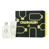 Zestawy perfum damskich - Calvin Klein CK One zestaw woda toaletowa spray 100ml + żel pod prysznic 100ml | JUŻ OD 250 ZŁ 3616301297000 - miniaturka - grafika 1