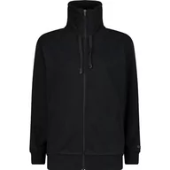 Bluzy damskie - CMP Damska bluza z bawełny 33d3426, czarna, 52 (DE), czarny, 52 - miniaturka - grafika 1