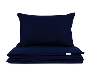 Pościel niemowlęca 90x120 bawełniana granatowa z plecaczkiem - Pościel dla dzieci Pościel niemowlęca 90x120 bawełniana granatowa z plecaczkiem - Pościel dla dzieci - miniaturka - grafika 1