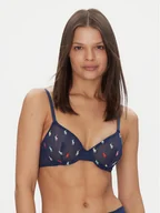 Biustonosze - Polo Ralph Lauren Biustonosz z fiszbiną 4P0210 Granatowy - miniaturka - grafika 1