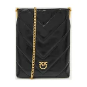 Torebki damskie - Pinko Skórzana torebka na ramię - miniaturka - grafika 1