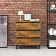 Komody - Lumarko Komoda, przydymiony dąb, 60x35x69 cm, materiał drewnopochodny - miniaturka - grafika 1