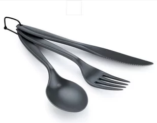 GSI Outdoors halulite 3-częściowy zestaw sztućców, aluminium anodowane, 50014 50014_Aluminium anodisiert - Naczynia i sztućce jednorazowe - miniaturka - grafika 3