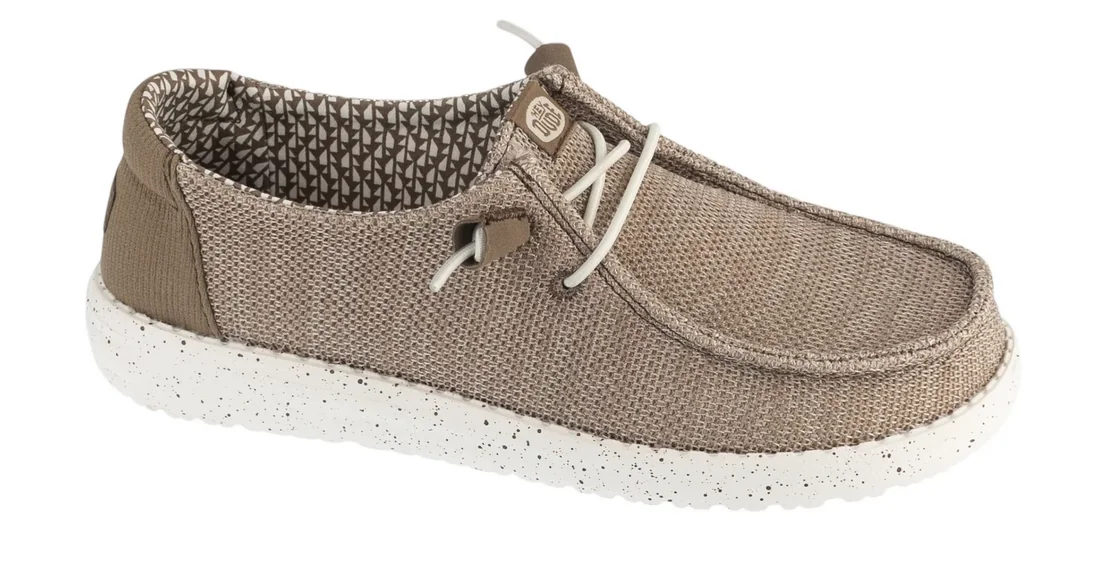 BUTY DAMSKIE HEY DUDE WENDY Letnie Lekkie Wygodne Wsuwane 41878-267 Brązowy 40