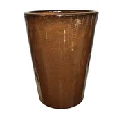 Donice - Donica szkliwo 36 x 27 mrozoodporna brąz CERMAX - miniaturka - grafika 1