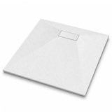 Brodzik 70x70 prysznicowy biały kwadratowy docinany niski SMC + syfon
