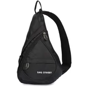 Plecaki - Plecak sportowy mały lekki na ramię pojemny do biegania rower żagle lekki czarny T18 - Bag Street - miniaturka - grafika 1