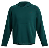 Koszulki męskie - Bluza męska UNDER ARMOUR z kapturem UA Unstoppable Fleece Zielona - miniaturka - grafika 1