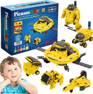 Happy Kiddo PBM03 ROBOT SOLARNY 6w1 PICASSO - Roboty dla dzieci - miniaturka - grafika 1
