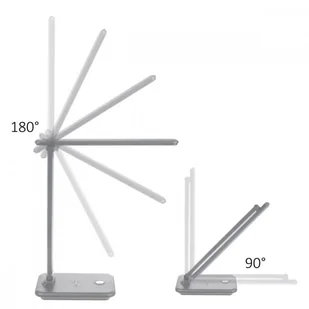 Maclean Lampka biurkowa LED 9w z ładowarką Qi MCE616W - Lampy stojące - miniaturka - grafika 6