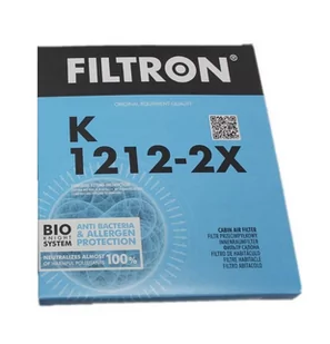 Filtron Filtr, wentylacja przestrzeni pasażerskiej K 1212-2x K 1212-2x - Filtry kabinowe - miniaturka - grafika 1