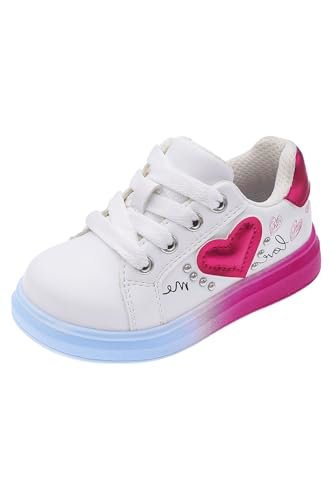 Chicco Sneakersy z elastycznymi sznurówkami, buty dla dziewczynek i dziewcząt, Kolor biały, 30 EU